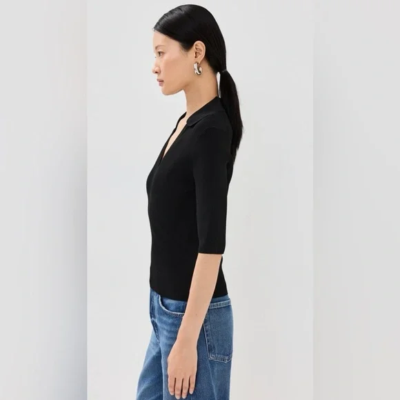 VERONICA BEARD Emily V-neck Top - Picture 3 of 9